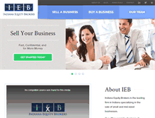 Tablet Screenshot of indianaequitybrokers.com